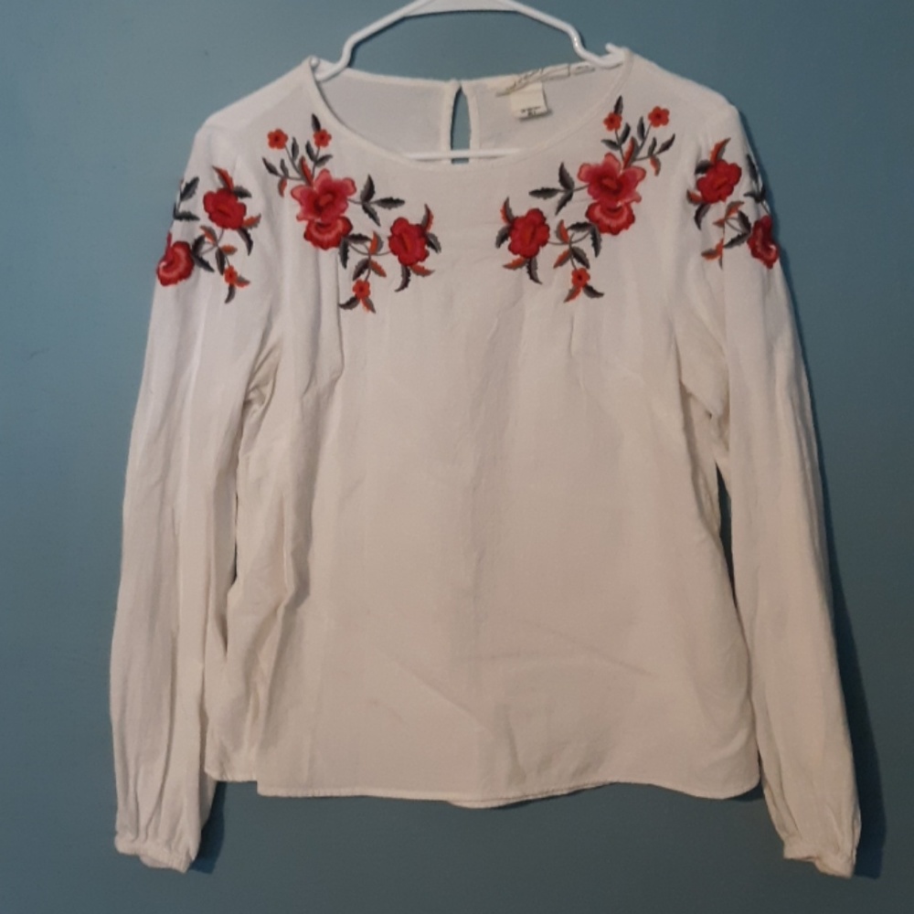 BOGO free [H & M] embroidered top
